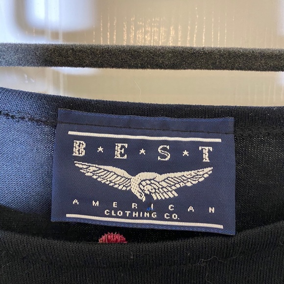 Dark Blue Sweater with Embroidered Dots - Picture 4 of 4